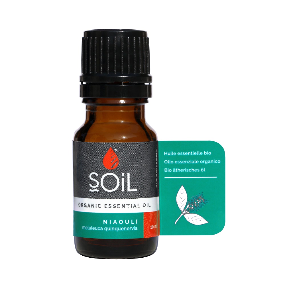 Ulei esential de Niaouli Pur 100% Organic, 10 ml, SOiL