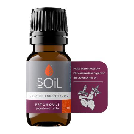 Ulei esential Patchouli Pur 100% Organic, 10 ml, SOiL 