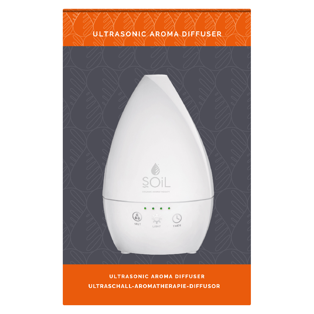 Difuzor Ultrasonic si Umidificator cu Lampa Multicolora Led, SOiL