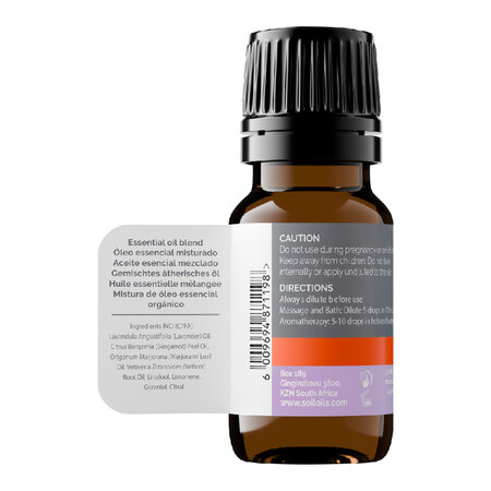 Amestec de uleiuri usentiale Sleep Pure 100% Organice ECOCERT, 10 ml, Soil  754690