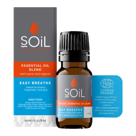 Amestec de uleiuri esentiale Respiratie Usoara, 10 ml, SOiL