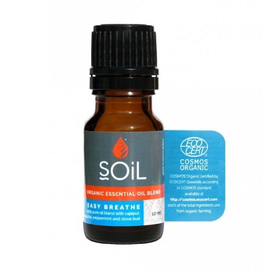 Amestec de uleiuri esentiale Respiratie Usoara, 10 ml, SOiL