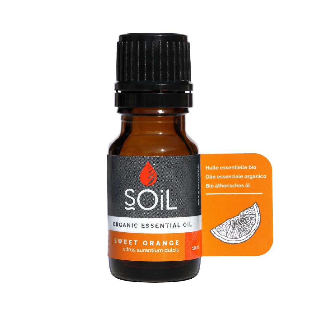 Ulei esential de portocala Pur 100% Organic,10 ml, SOiL.