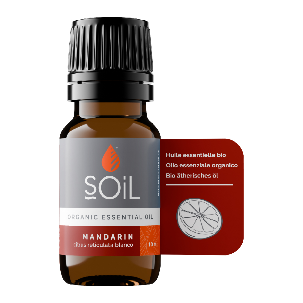 Ulei esential de mandarina Pur 100% Organic,10 ml, SOiL