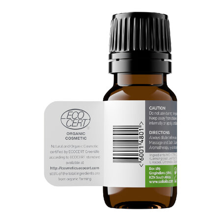 Ulei esential  de Lemongrass Pur 100% Organic,10 ml, SOiL 754758