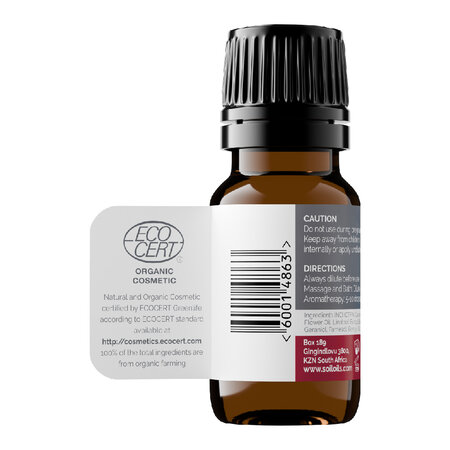 Ulei esential Ylang Ylang Pur 100% Organic, 10 ml, SOiL 754770