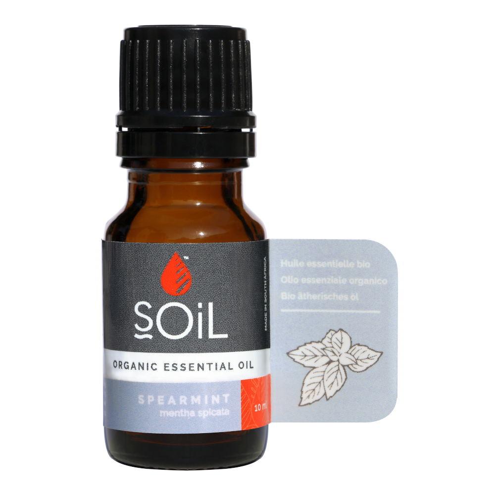 Ulei esential de menta creata Pur 100% Organic ECOCERT, 10 ml, Soil.