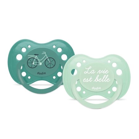 Set 2 Suzete Anatomice pentru Baieti, Viata insorita, Diverse Modele, +18 luni, Dodie 478195