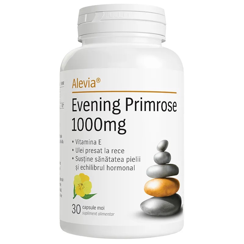 Evening Primrose, 1000mg, 30 capsule, Alevia