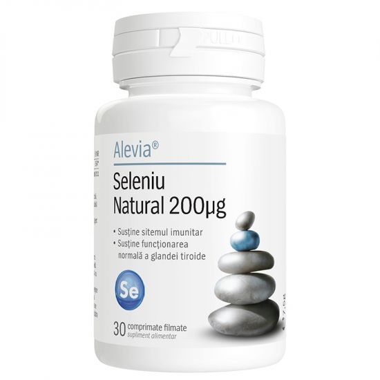 Seleniu, 200 mcg, 30 capsule, Alevia