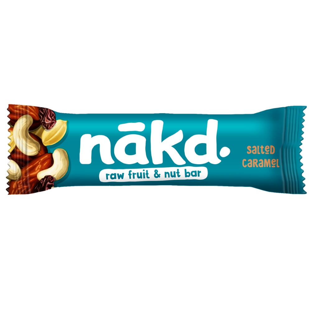 Baton Raw Vegan caramel sarat, 35 g, Nakd