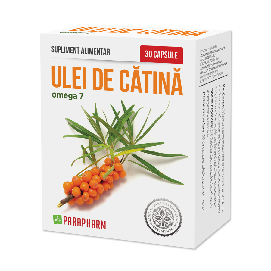 Ulei de catina, 60 capsule, Parapharm