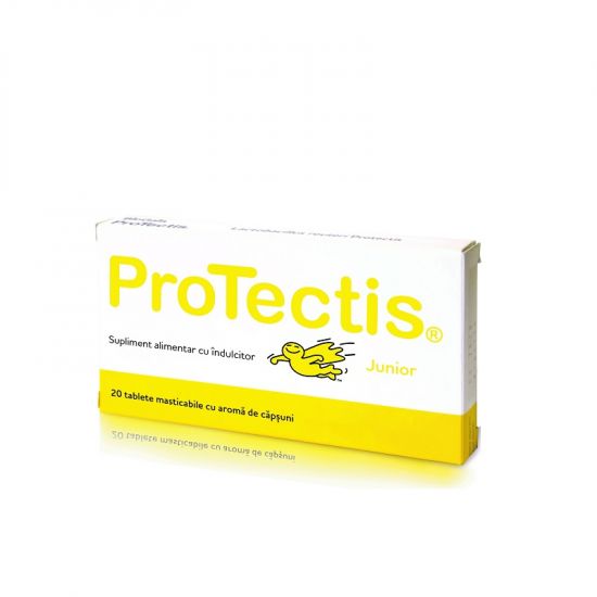 Protectis Junior cu aroma de capsuni, 20 comprimate, BioGaia