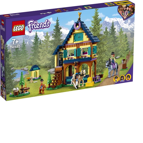 Centrul de echitatie din padure Lego Friends, +7 ani, 41683, Lego