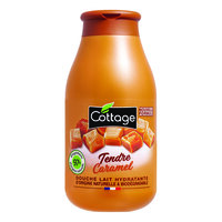 Gel de dus hidratant cu lapte si aroma de caramel, 250 ml, Cottage