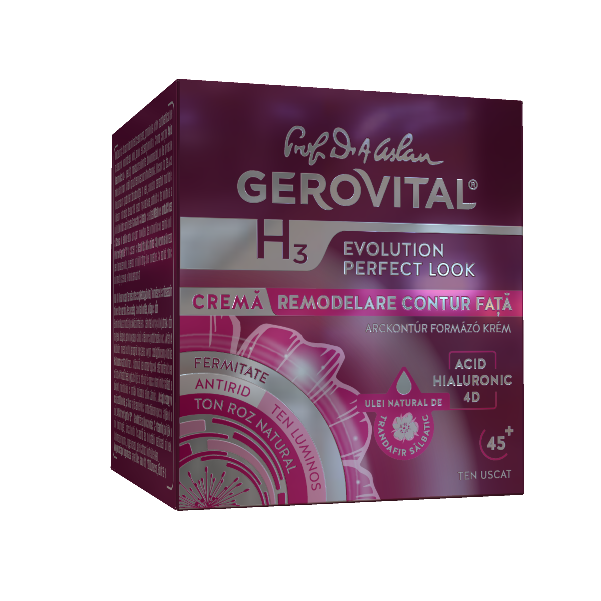 Crema remodelare contur fata, 50 ml, H3 Evolutionm Gerovital