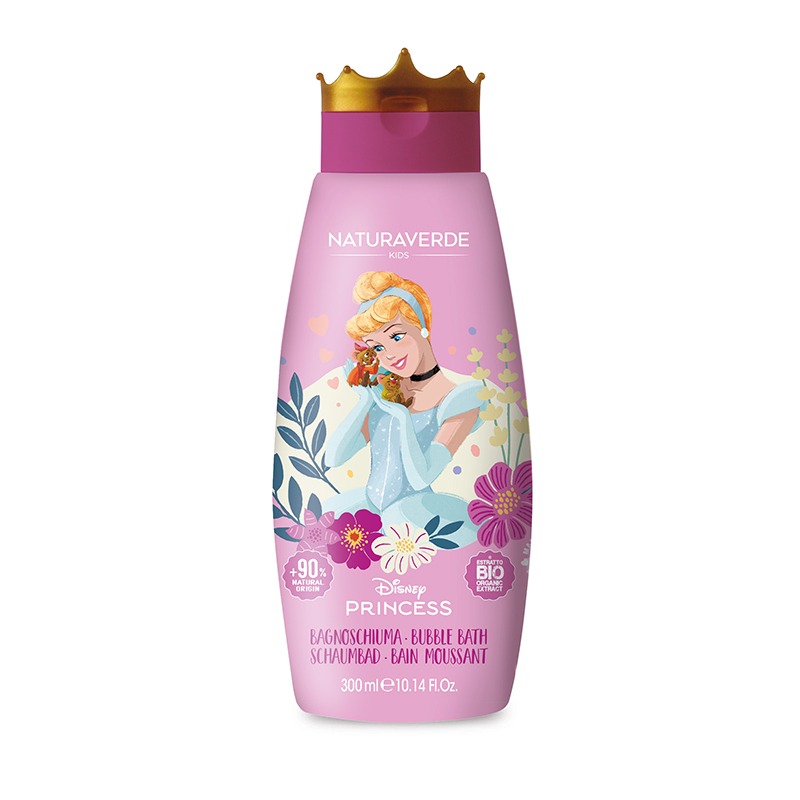 Spumant de baie pentru copii Princess, +3 ani, 300 ml, Naturaverde