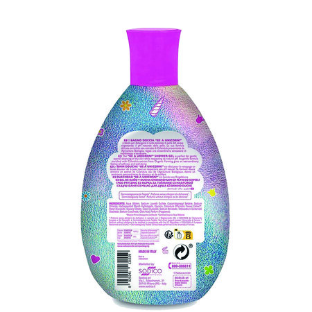 Gel de dus pentru copii Unicorn, 3 ani+, 500 ml, Naturaverde 694923