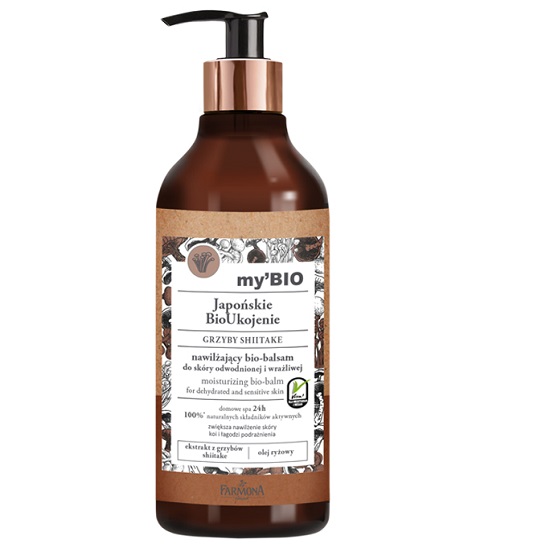 Balsam de corp Bio cu extract de ciuperci Shiitake, 400ml, Farmona My'Bio