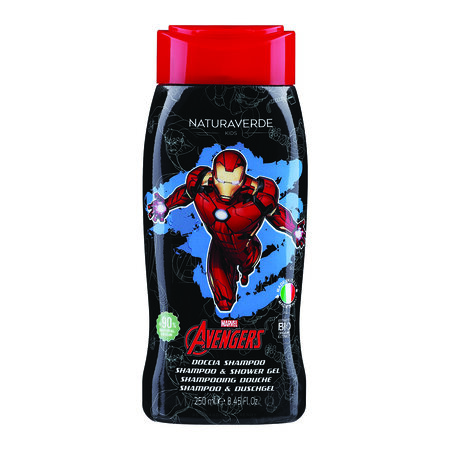 Sampon si gel de dus cu extracte organice de musetel si galbenele, 250 ml, Naturaverde