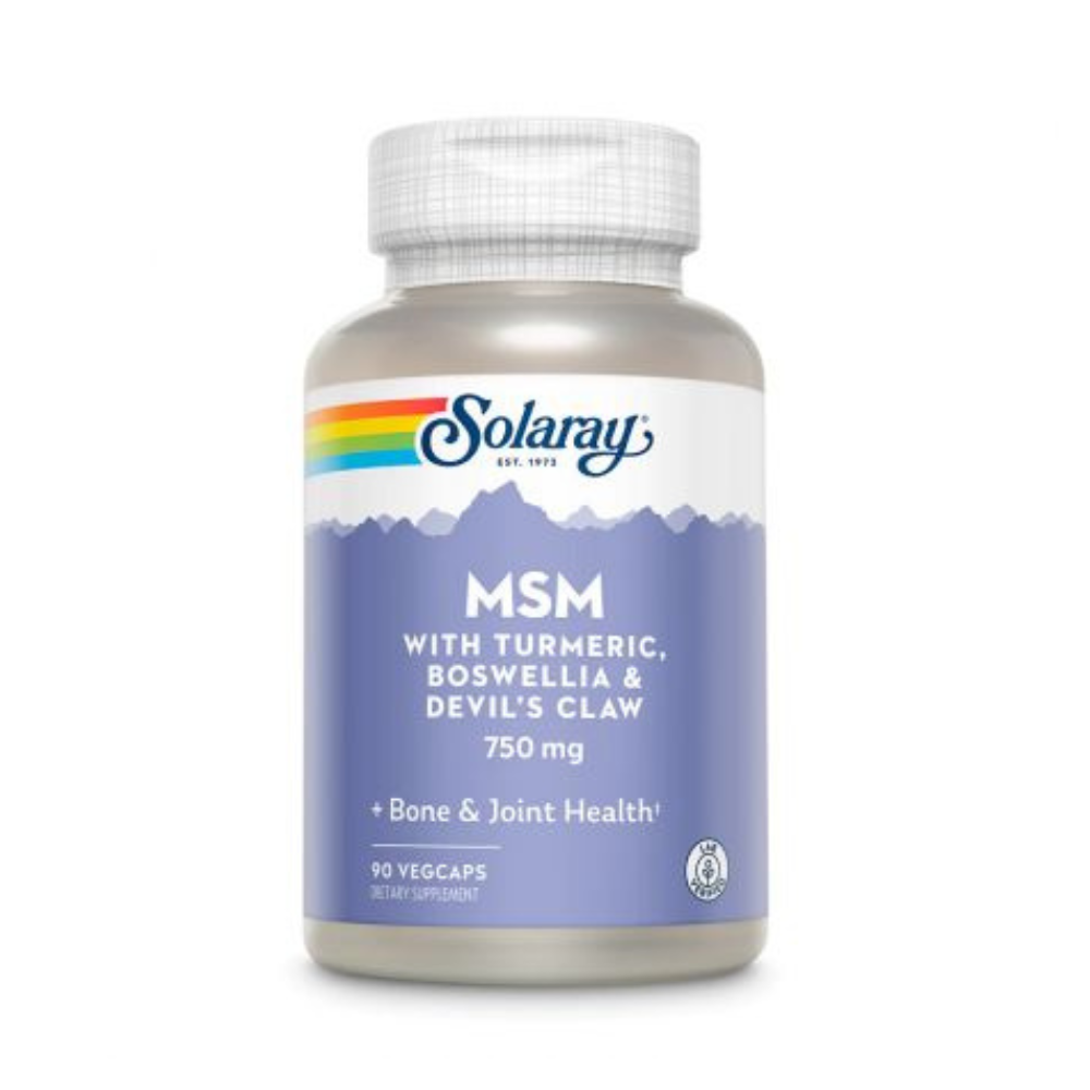 MSM, 750g, 90 capsule, Solaray