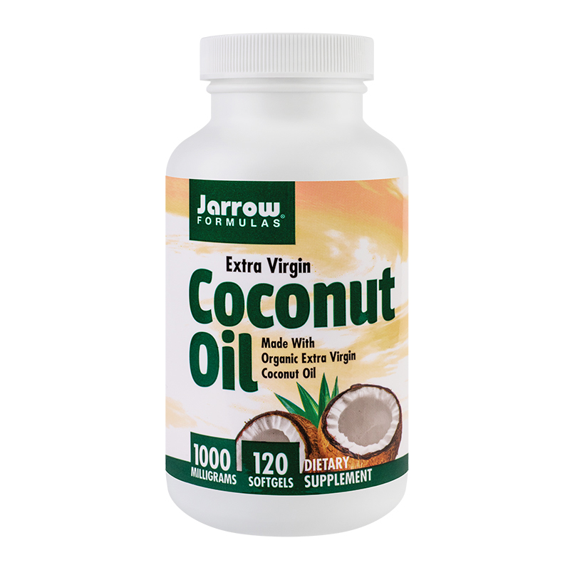 Ulei de cocos extra virgin, 120 capsule moi, Jarrow Formulas