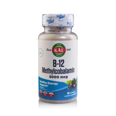 Methylcobalamin, 5000 mcg, 60 comprimate pentru supt, Kal