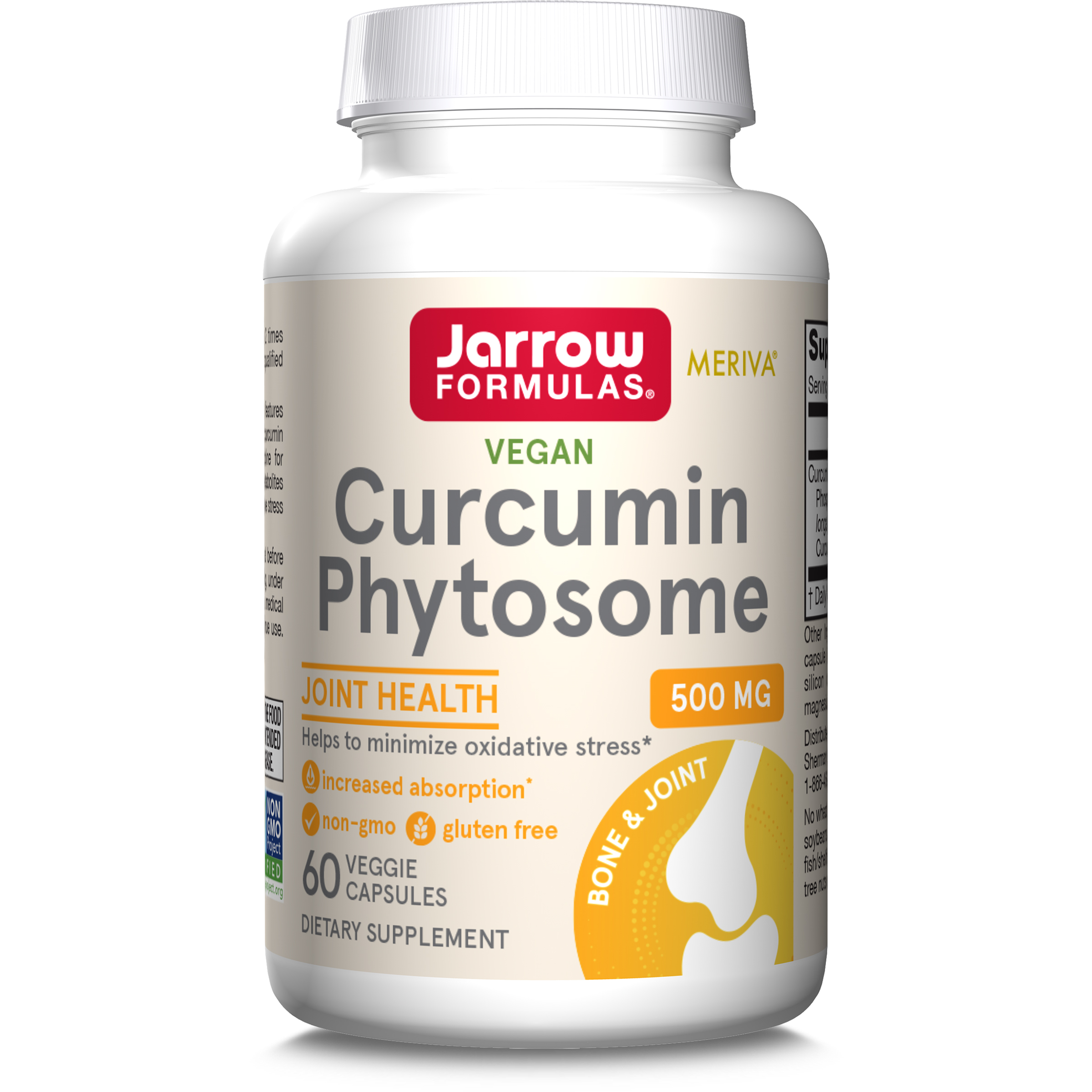 Curcumin Phytosome, 500 mg, 60 capsule, Jarrow Formulas