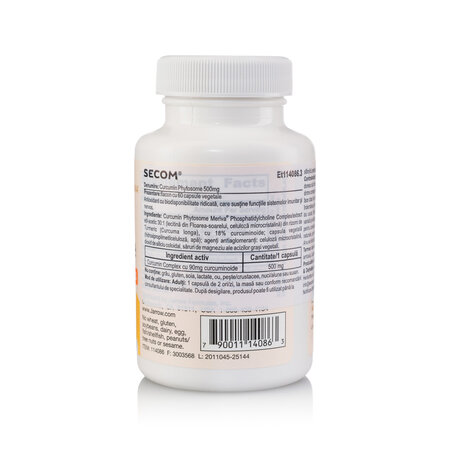 Curcumin Phytosome, 500 mg, 60 capsule, Jarrow Formulas 776665