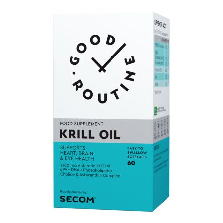 Krill Oil, 60 capsule gelatinoase moi, Good Routine