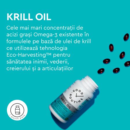 Krill Oil, 60 capsule moi, Good Routine 777200