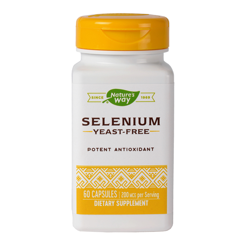 Seleniu, 200mcg, 60 capsule, Natures Way