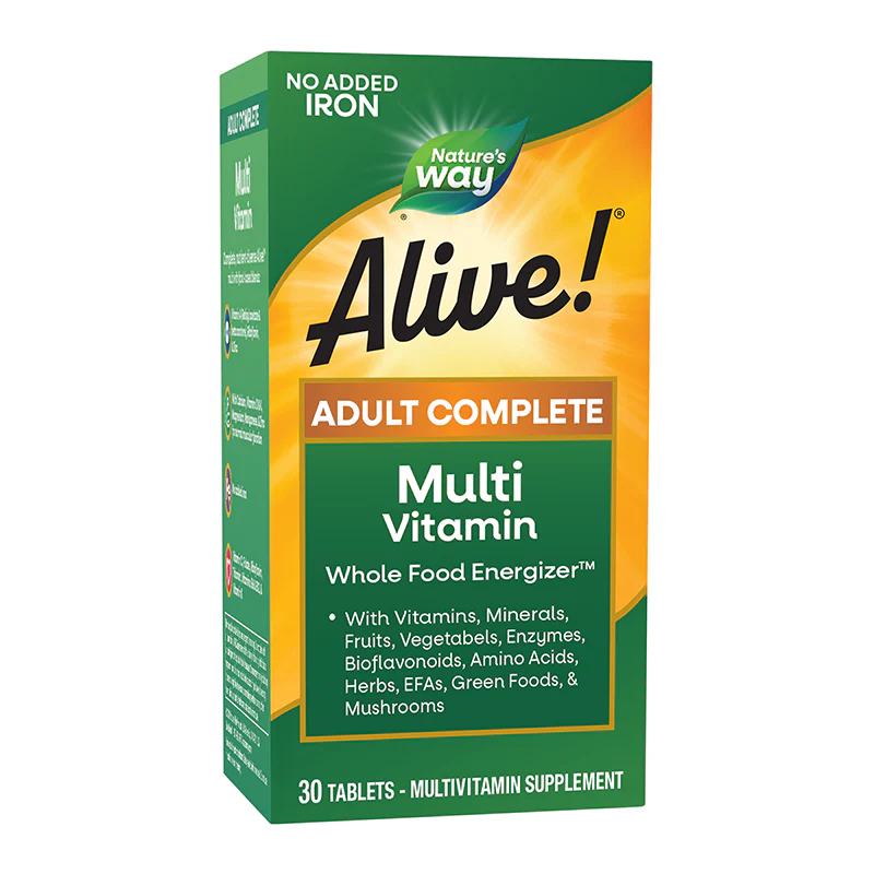 Alive Multi Vitamin Adult Complete, 30 tablete, Natures Way