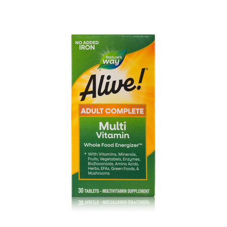 Alive Multi Vitamin Adult Complete, 30 tablete, Natures Way 776241