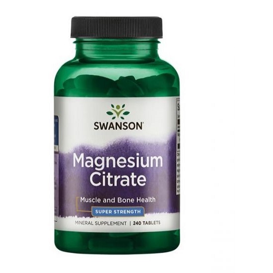 Magneziu Citrat 225mg, 240 tablete, Swanson