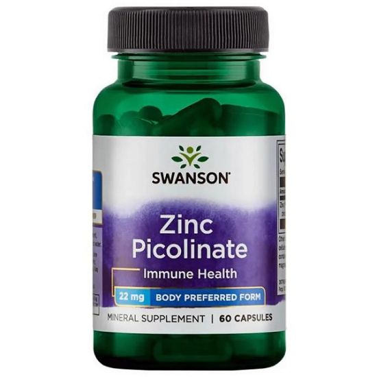 Zinc Picolinat, 22mg, 60 capsule, Swanson