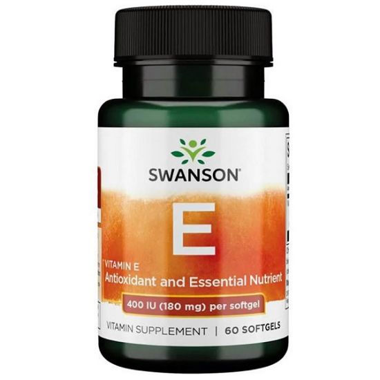 Vitamina E, 400 UI, 60 capsule, Swanson