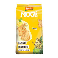 Biscuiti Bio cu lamaie, 125g, Mogli