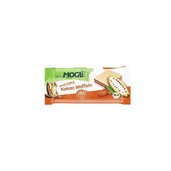 Napolitane Bio cu cacao, 15 g, Mogli