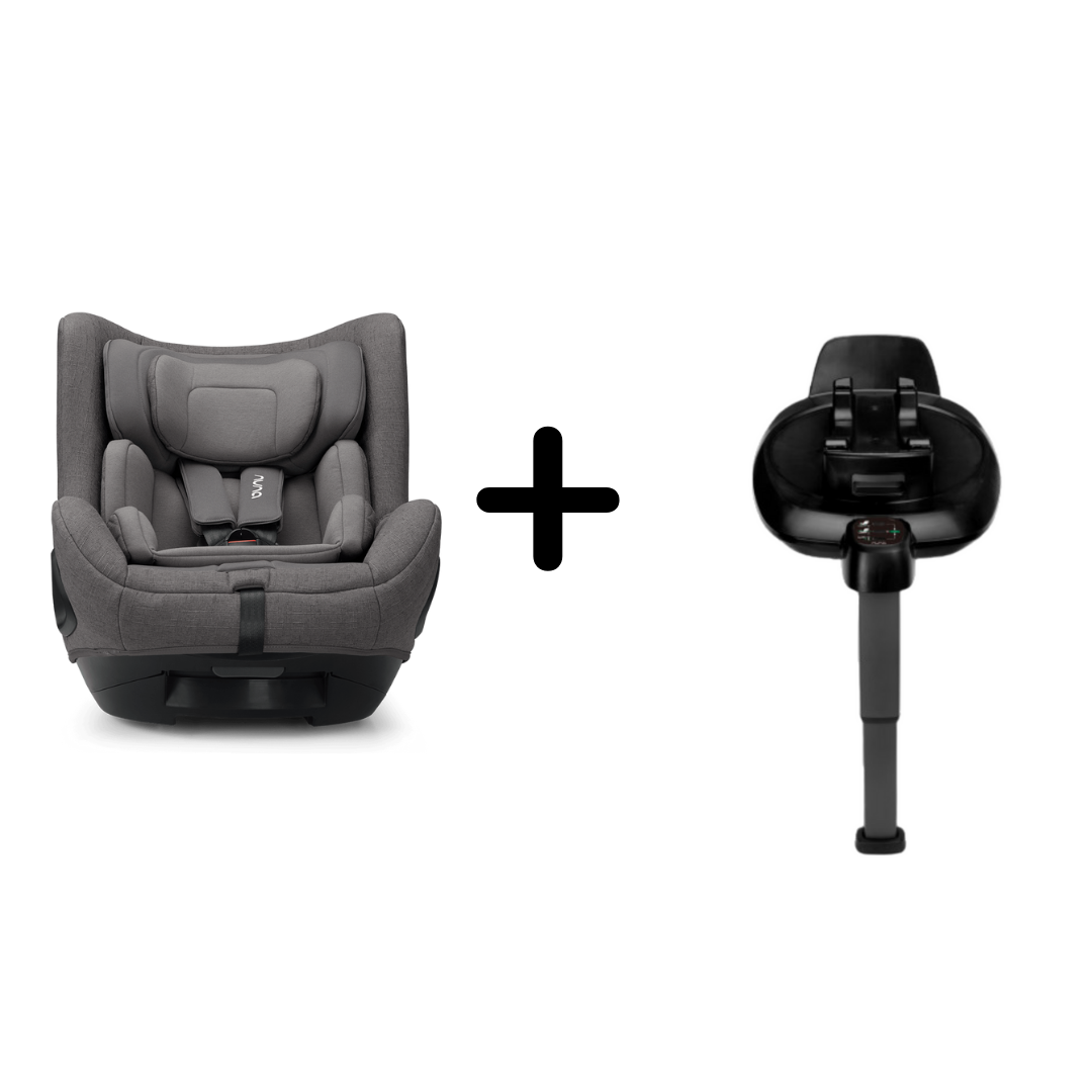 Scaun auto rotativ Todl cu baza isofix I-Size Next, Granite, Nuna