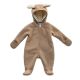 Costum bebe pentru exterior din blanita si polar Ursulet, 3-6 luni, Maro, Tuxi Brands 448354