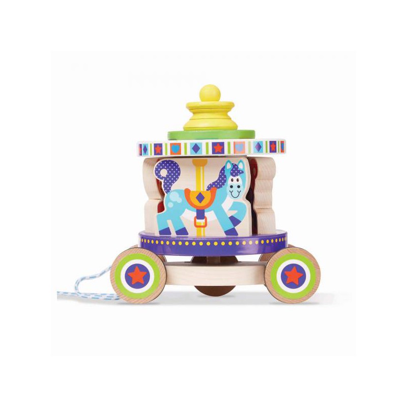 Jucarie de tras carusel, +18 luni, Melissa and Doug