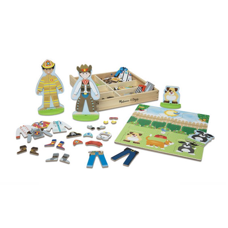 Set de joaca magnetic meserii, +3, Melissa & Doug