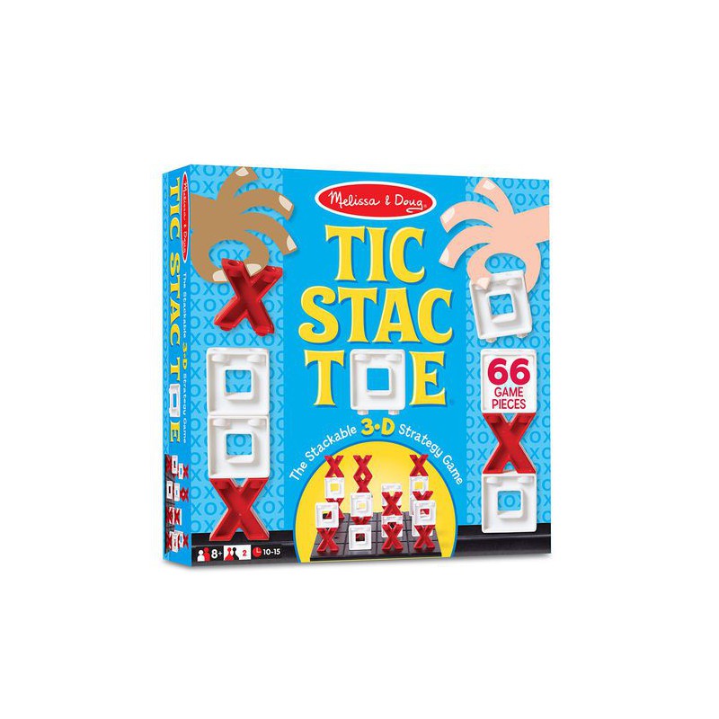 Joc X si O 3D Tic Stac Toe, +8 ani, Melissa and Doug