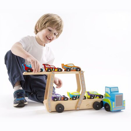 Transportor de masini gigant, +3 ani, Melissa and Doug 652441