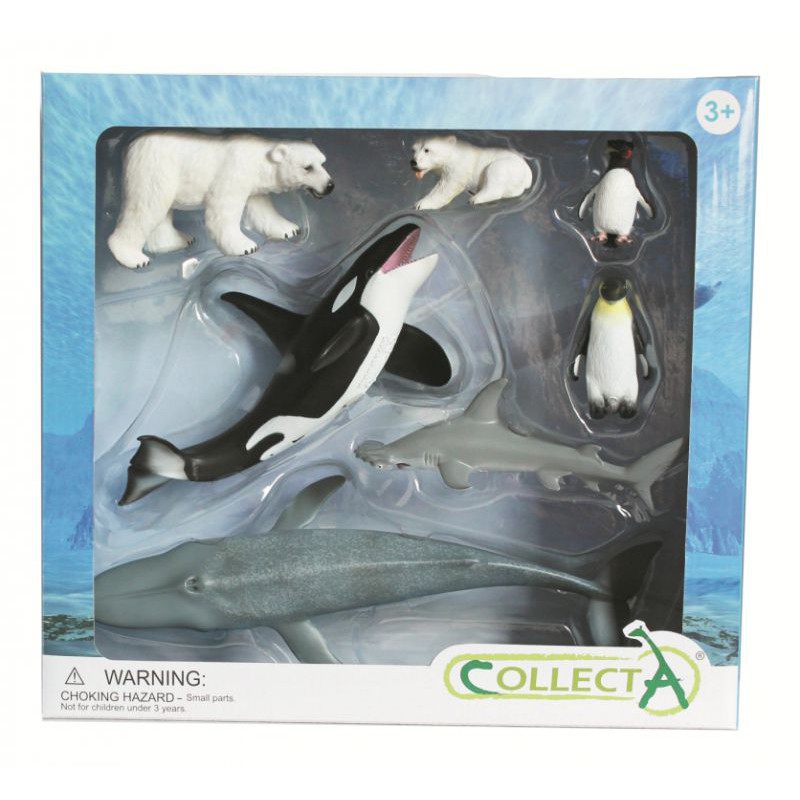 Set 7 figurine Viata Marina, +3 ani, Collecta