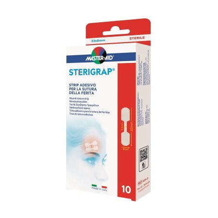 Plasture steril pentru suturarea ranii Sterigrap 32x8 mm