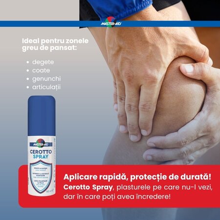Cerotto spray plasture lichid, 50 ml, Master Aid 816135