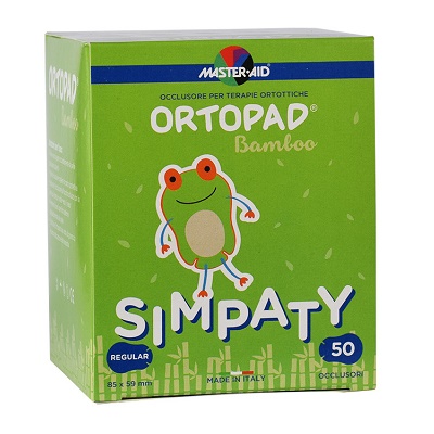 Ocluzor copii Ortopad Simpaty, Regular 85x59 mm, 50 buc, Master Aid