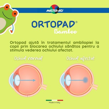 Ocluzor copii Ortopad Simpaty, 85x59 mm, Regular, 50 bucati, Master Aid 725204